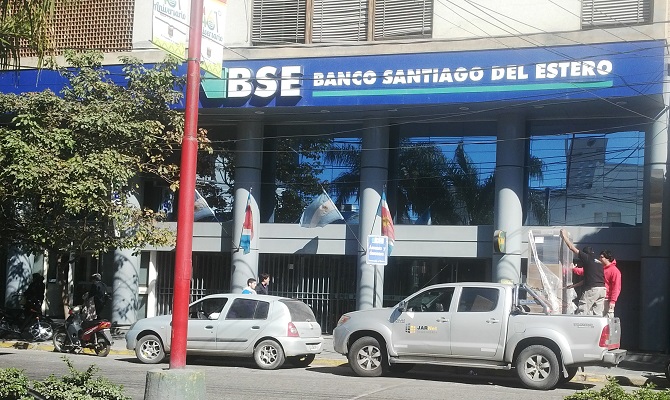 Trabajo realizado a Banco Santiago del Estero en Santiago del Estero, Argentina